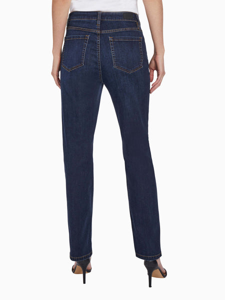 jones new york lexington straight jeans secret slimming features