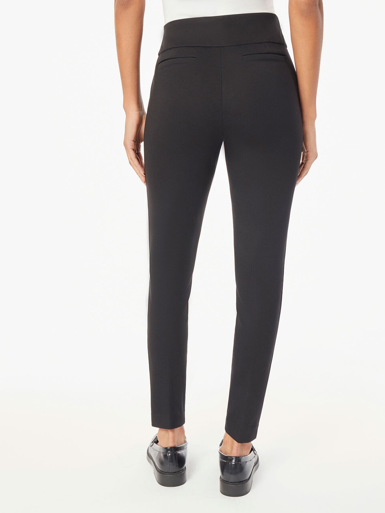 Plus Size Compression Pull-On Dress Pants