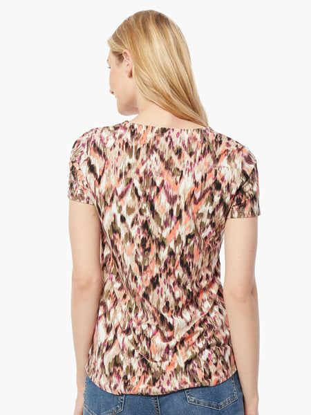 Jones New York Women's Short-Sleeve Lace Overlay Top - Macy's