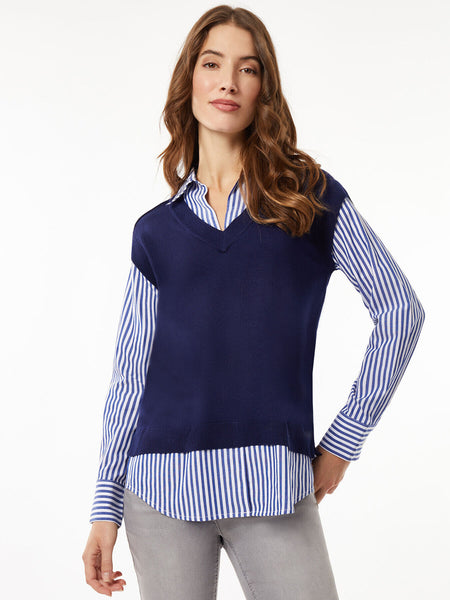 V-Neck Sweater Vest for Women