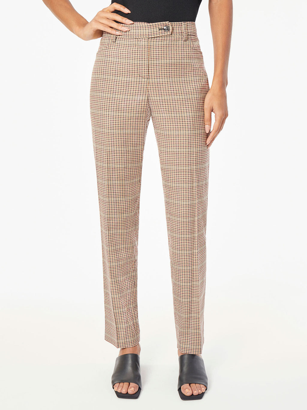 American stitch best sale plaid stripe pants