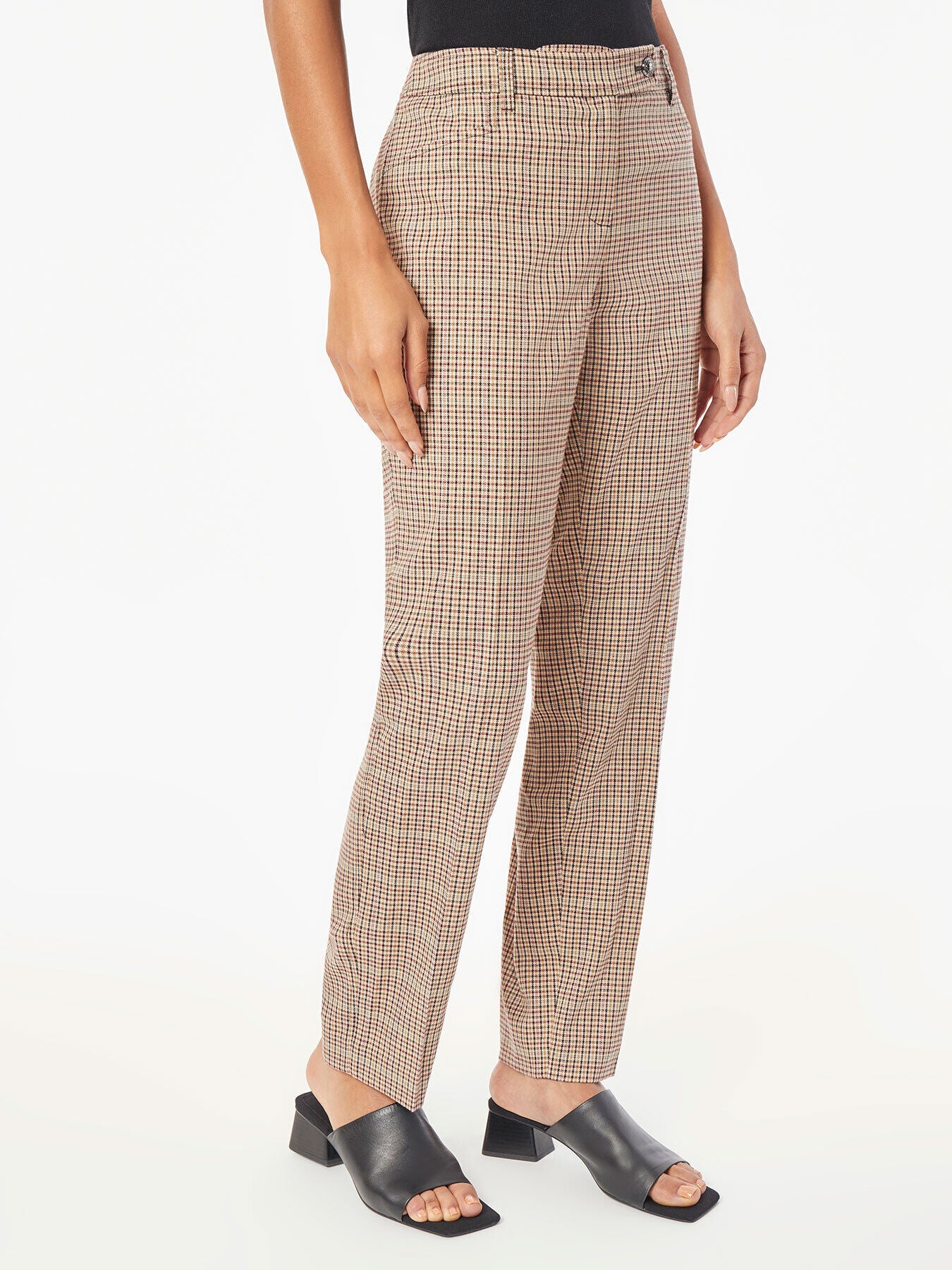 Buy Polo Ralph Lauren Women Green Plaid Wool Twill Wide-Leg Pant Online -  861815 | The Collective