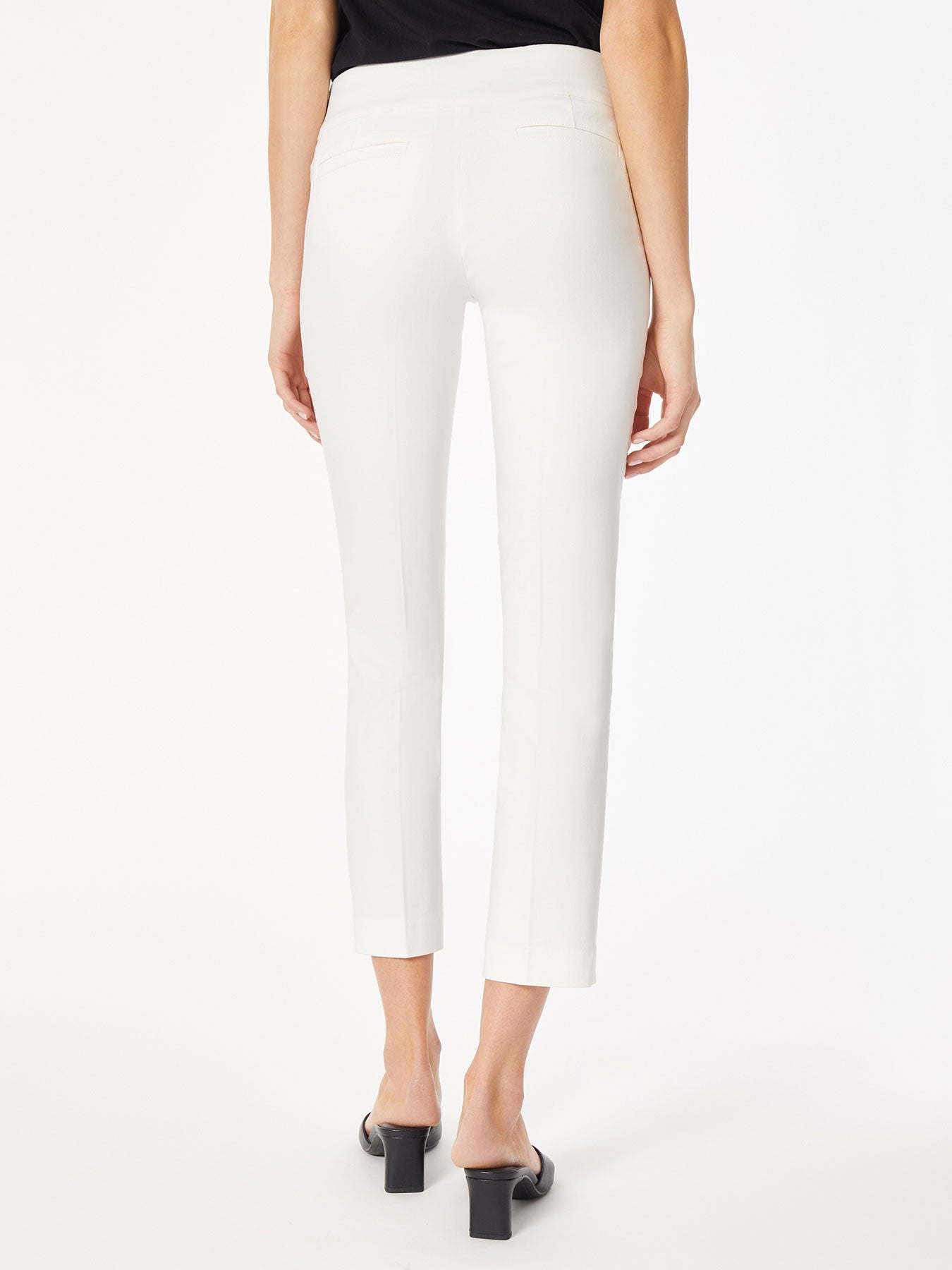 Wide High Ankle Jeans - White - Ladies | H&M IN