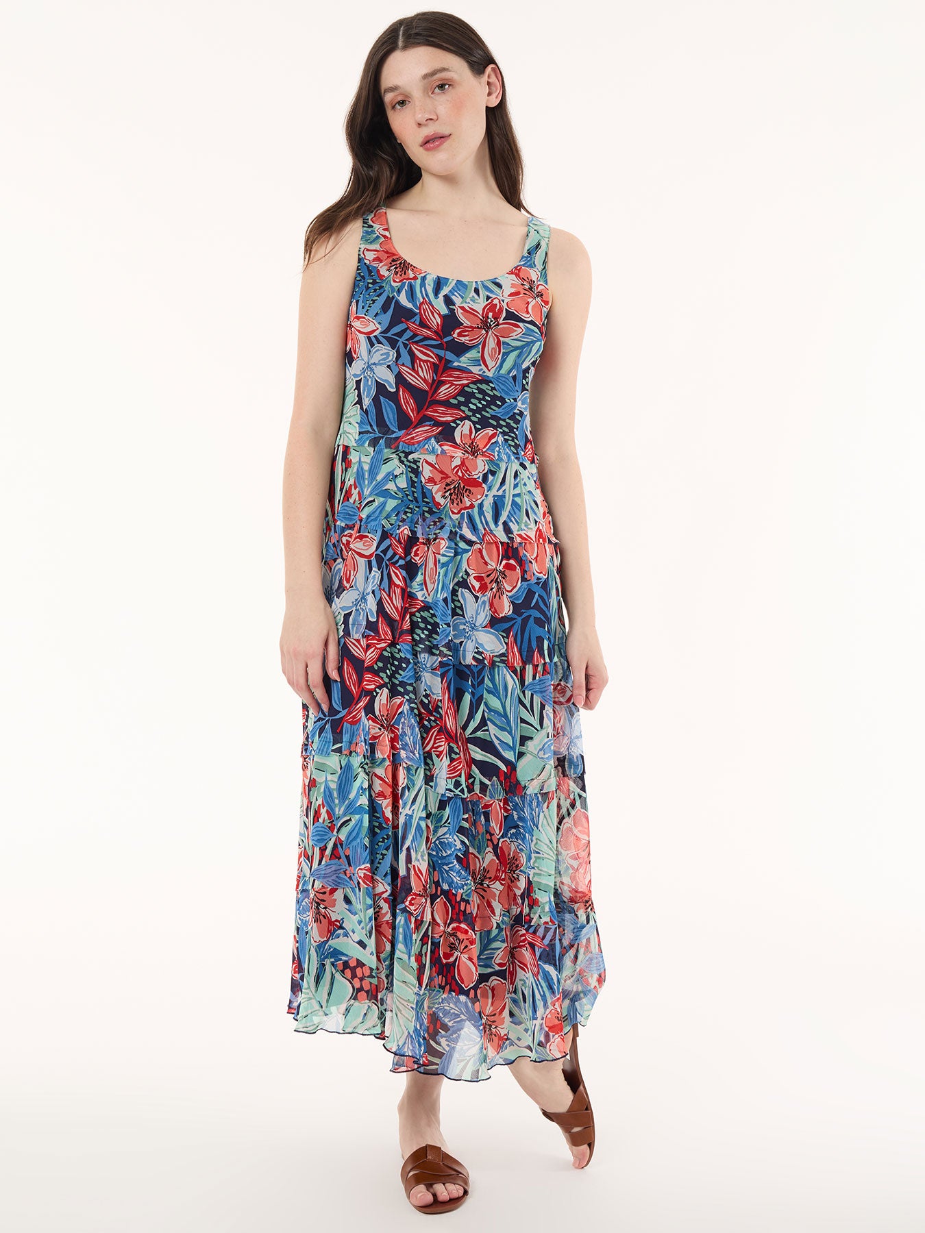 NWOT Jones New York newest Dress Maxi Floral Dress