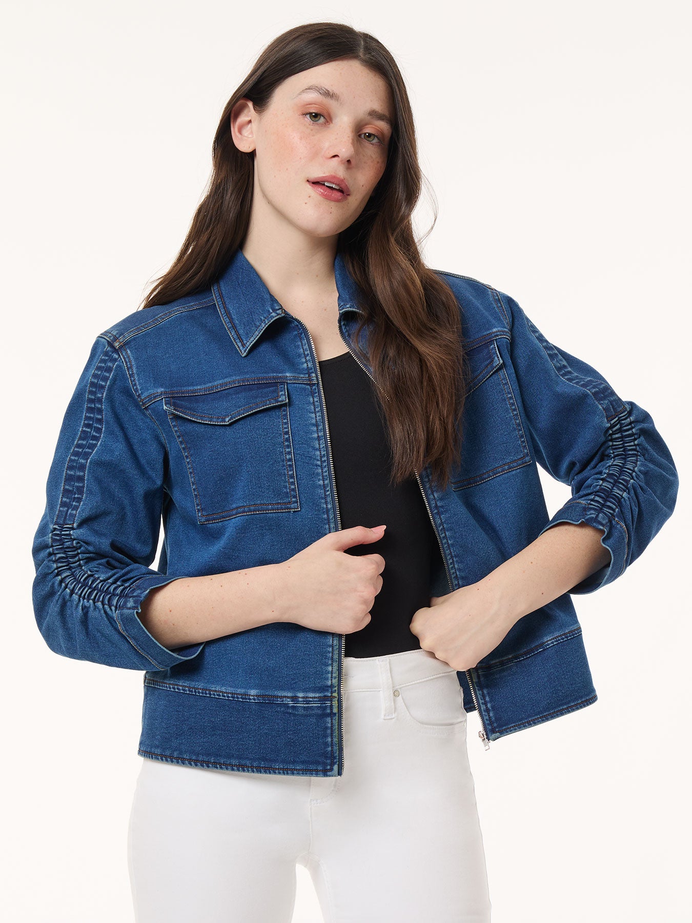 Denim petite jacket hotsell