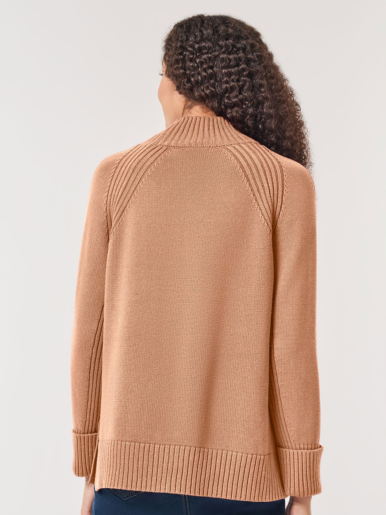 Ribbed Caramel Colored cheapest Sweater