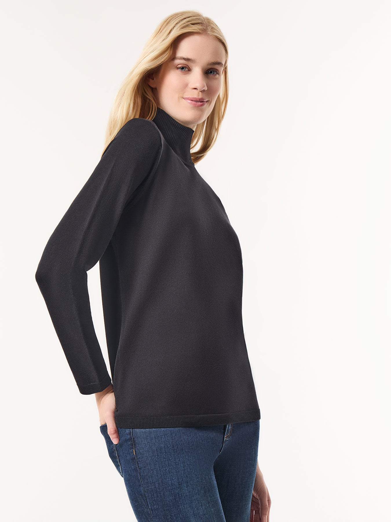 Jones new york mock turtleneck hotsell