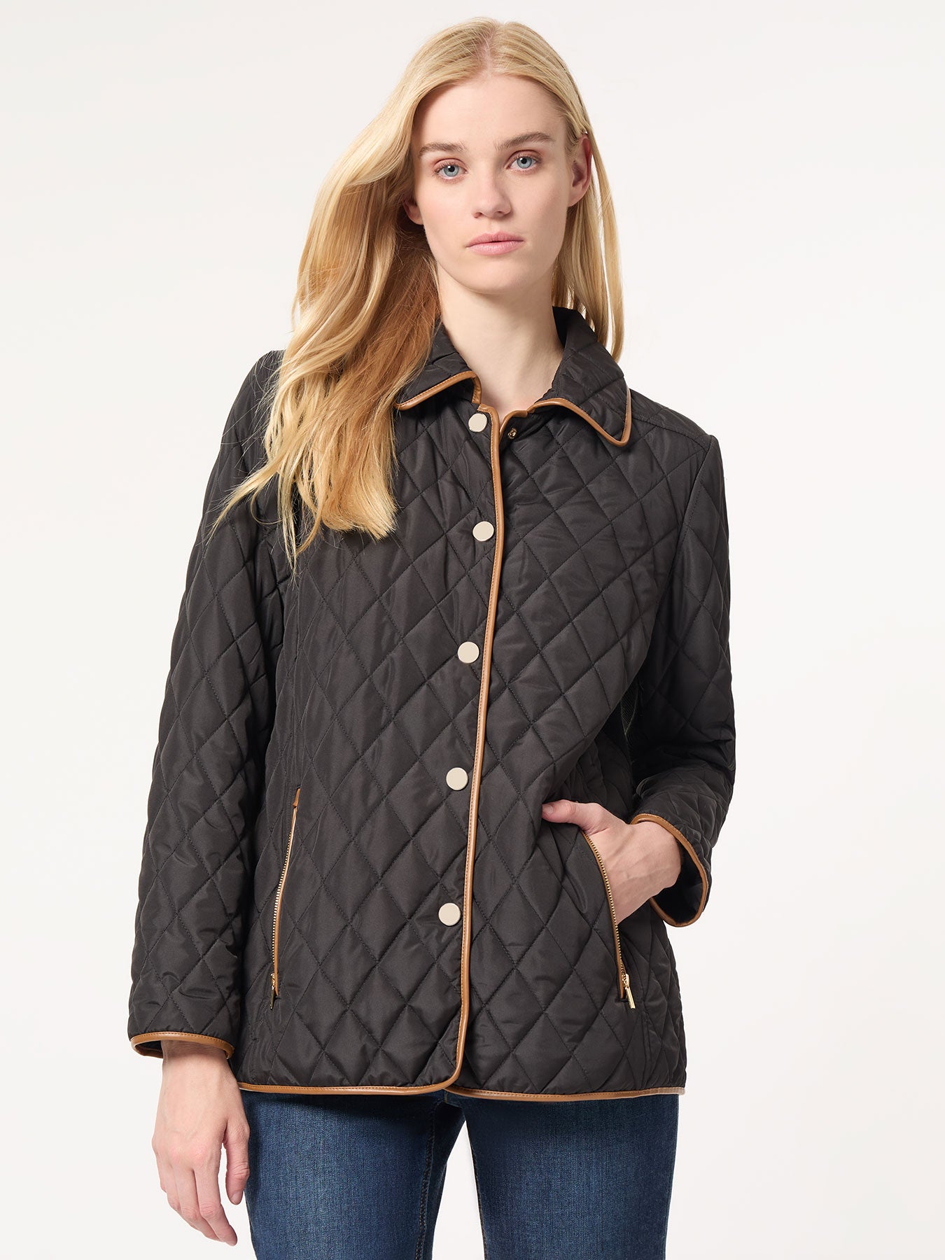 Five Button Quilted Jacket