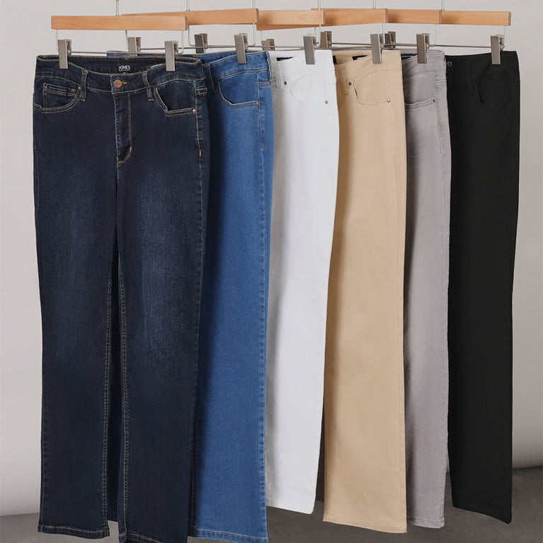 Capri Pants for Women Fashion Lace Printing Jeans Stretch Plus