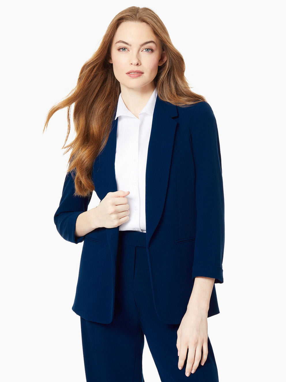 Notch Collar Blazer - Women's Navy Blazer | Jones New York