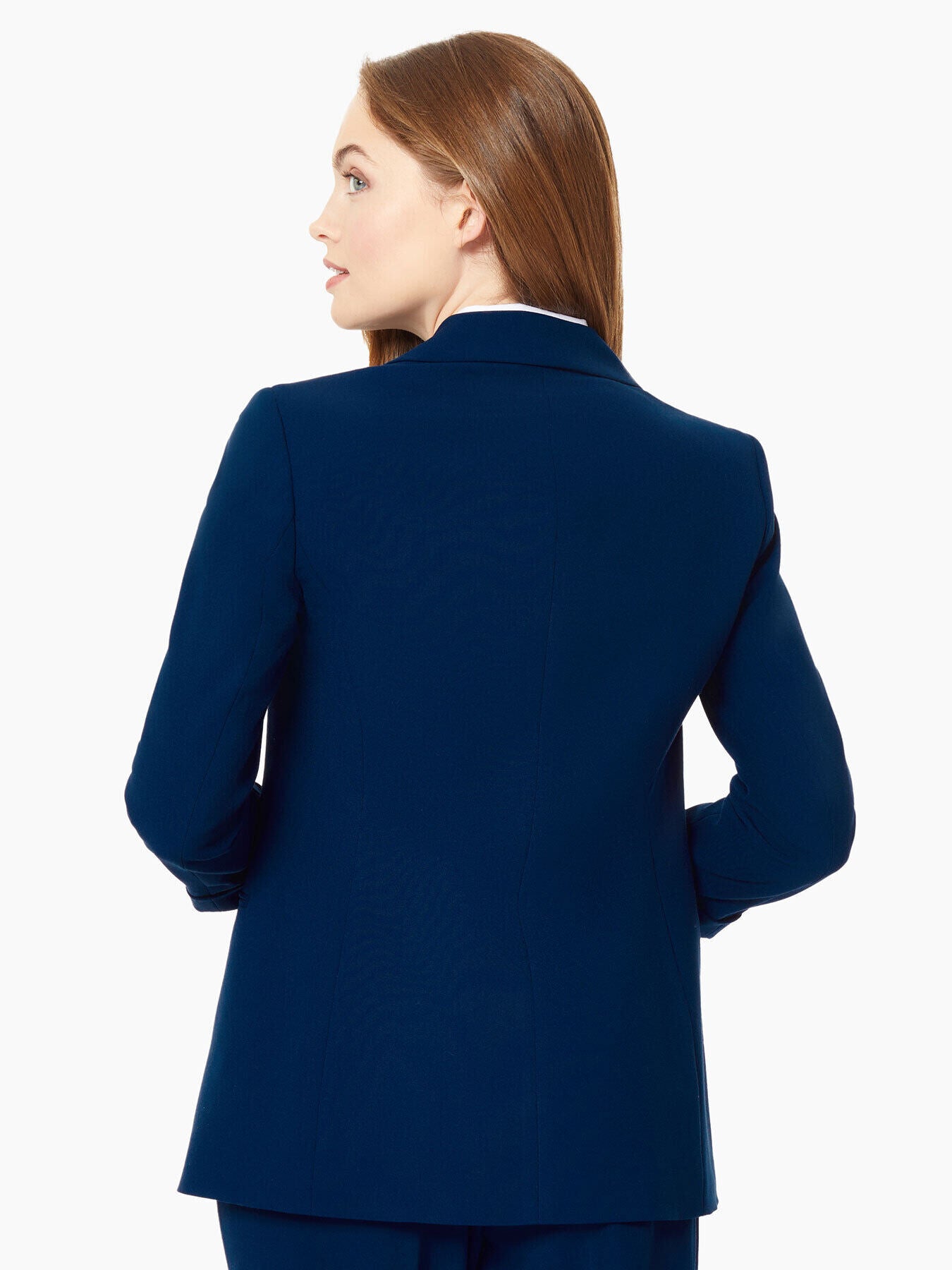 Women's Navy Blue Blazer Jacket