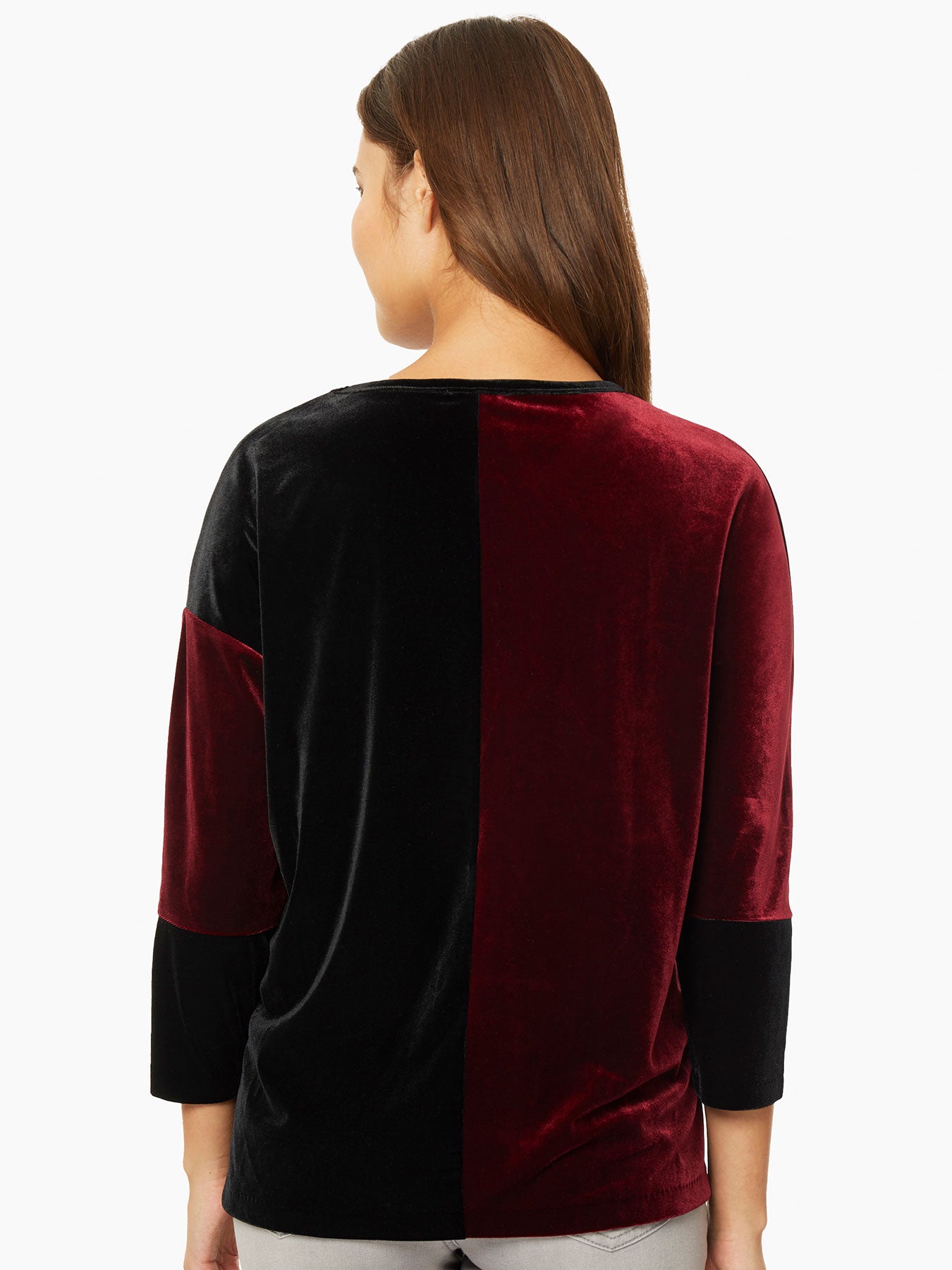 Black Velvet Dolman Sleeve Top  Dolman sleeve tops, Dolman sleeve, Red and  black plaid