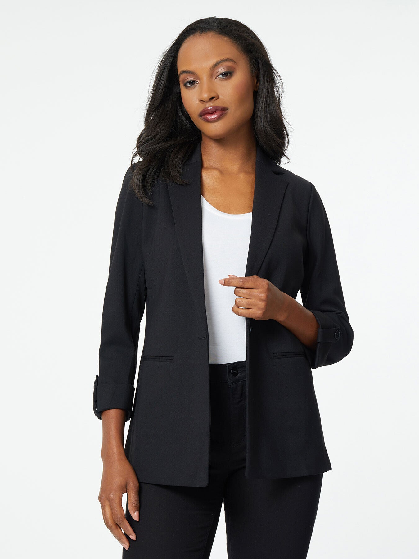 84.15US $ 15% OFF|Jacket+pants Womens Business Suit Black Long Sleeves  Female Office Uniform Ladies … | Suits for women, Business dress women,  Womens trendy dresses